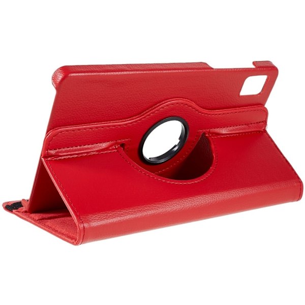 Realme Pad Mini simpelt læderetui - Rød Red