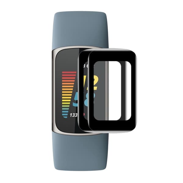 2Pcs ENKAY Fitbit Charge 5 curved PMMA screen protector Transparent