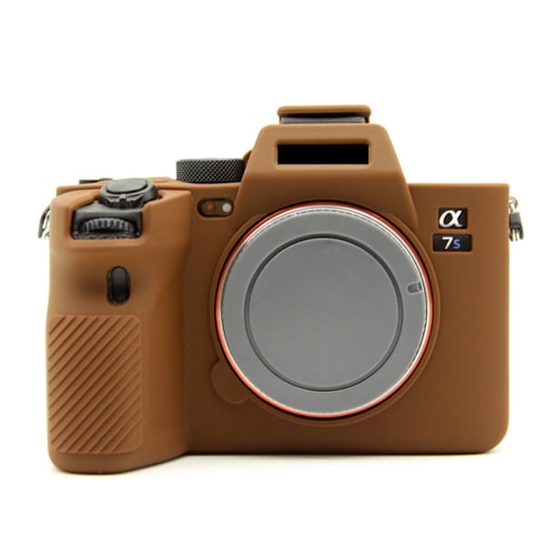 Sony A7S III silikoneovertræk - Kaffe Brown