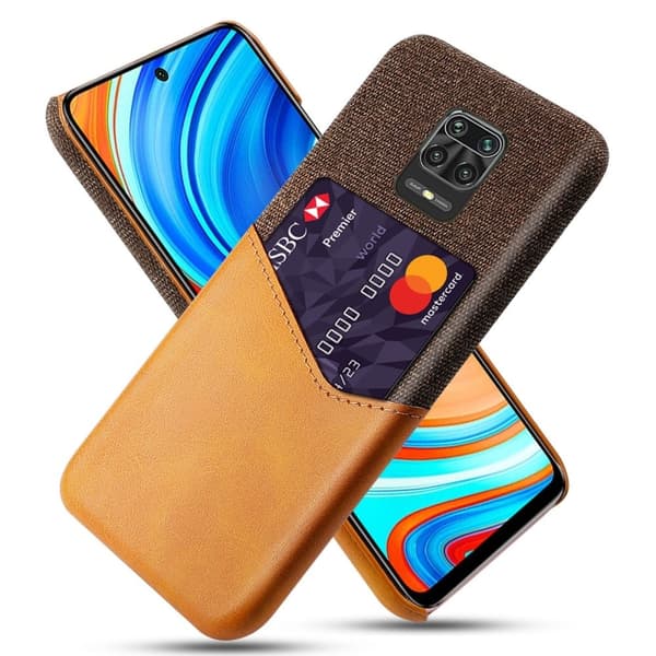 Bofink Xiaomi Redmi Note 9 Pro Max / 9 Pro / 9s Kort Skal - Brun Brun