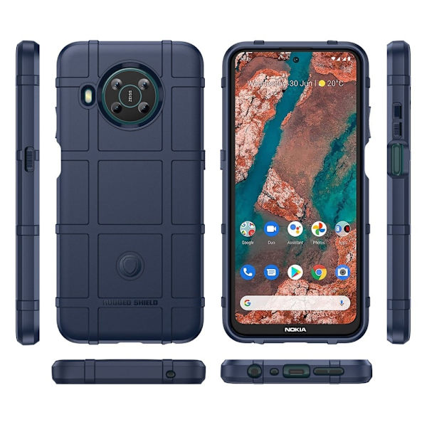 Rugged Shield Nokia X100 skal - Blå Blå