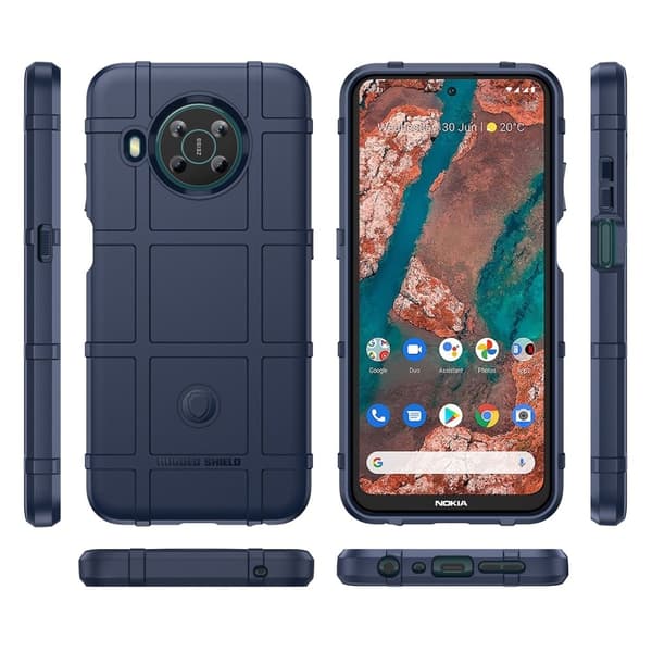 Rugged Shield Suojakotelo Nokia X100 - Sininen Blue