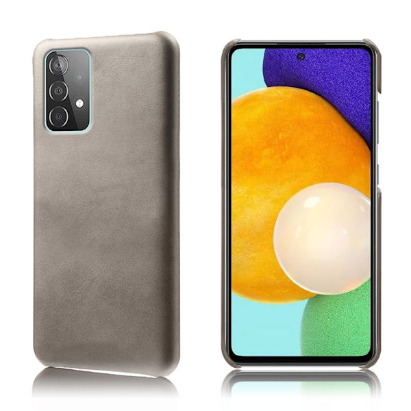 Croco Samsung Galaxy A52 5G kotelot - Harmaa Silver grey