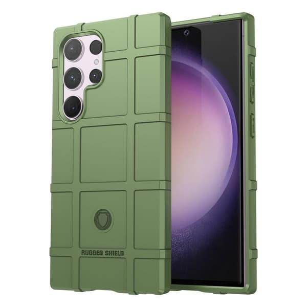 Rugged Shield Samsung Galaxy S24 Ultra cover - Grøn Green