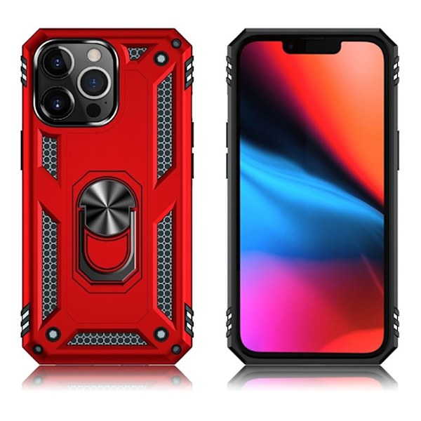 Bofink Combat iPhone 13 Pro skal - Röd Röd