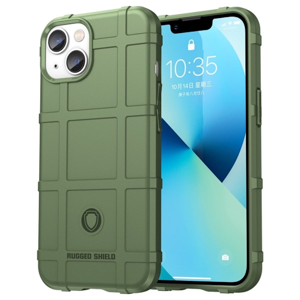 Rugged Shield iPhone 14 skal - Grön Grön