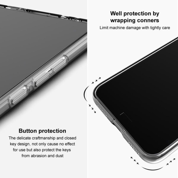 Imak UX-5 Cover för Huawei Mate 50 - Transparent Transparent