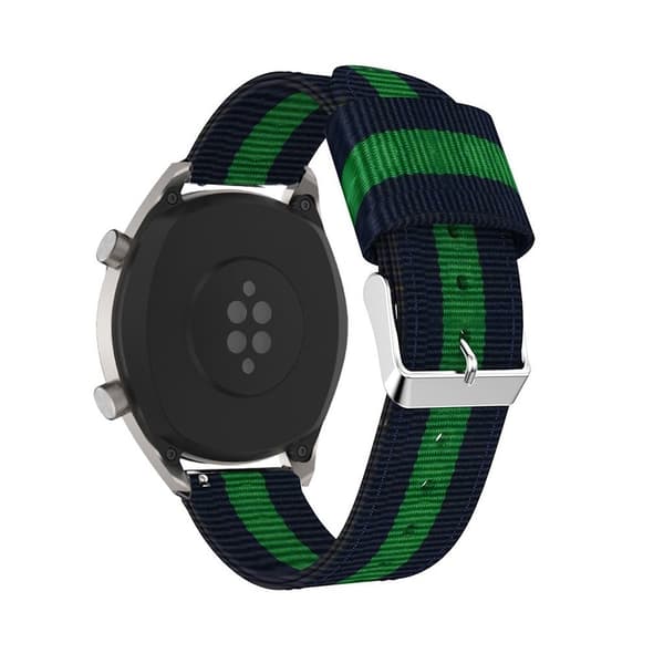 Huawei Watch GT 22mm nylon urrem - blå / grøn Blue