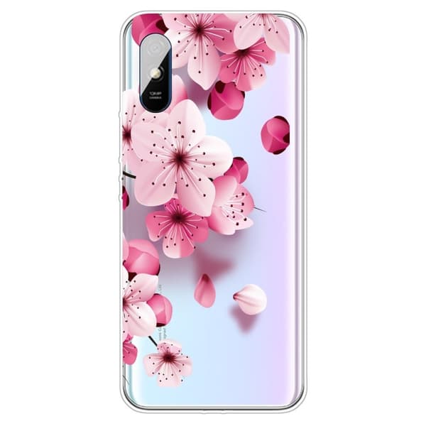 Deco Xiaomi Redmi 9A skal - Rosa Blomma Rosa