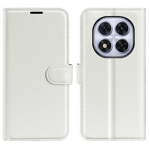Klassisk Xiaomi Redmi Note 14 Pro 5G flip etui - Hvid White