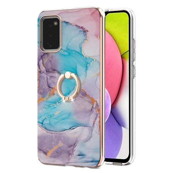 Marmormotiv Samsung Galaxy A03s skal - Mjölkväg Marmor Blå multifärg