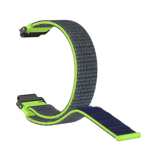 Garmin Forerunner 220/230/ 235/630/620/735 nylonurrem - sølv / grøn Silver grey