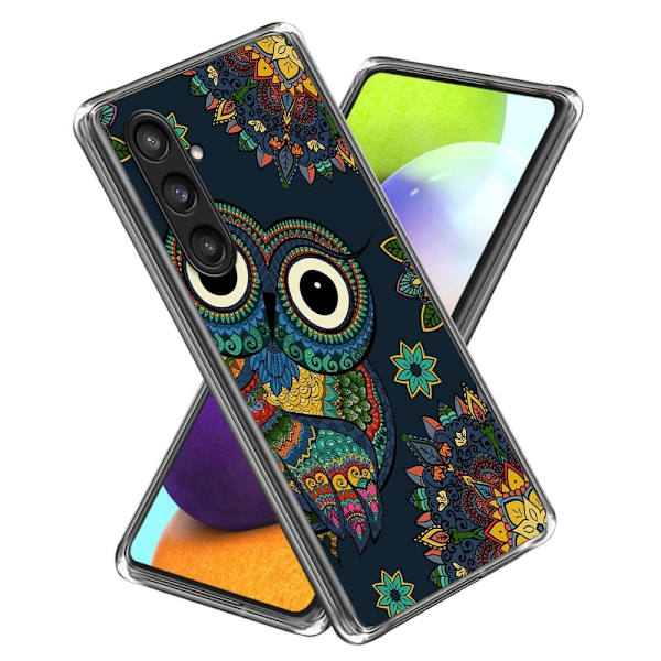 Deco Samsung Galaxy S24 Plus deksel - Ugle Multicolor