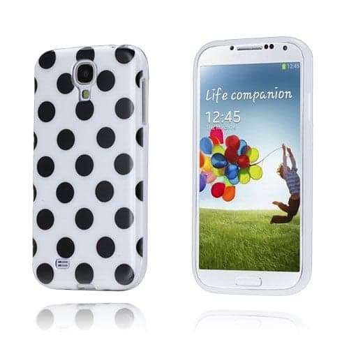Polka Dots (Hvit) Samsung Galaxy S4 Deksel White