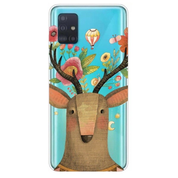 Deco Samsung Galaxy A51 cover - Kronhjort Brown