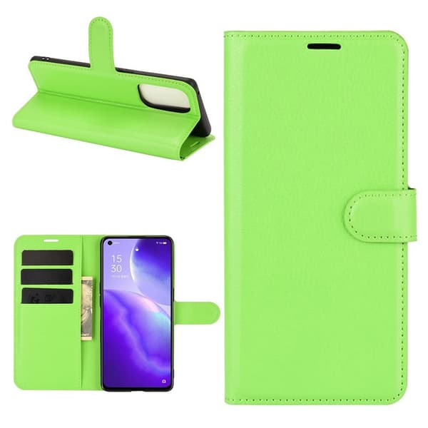 Classic Vivo X60 5G Flip etui - Grøn Green