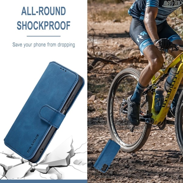 DG.Ming Samsung Galaxy A13 4G Retro Suojakotelo - Sininen Blue