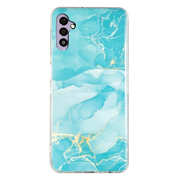 Marble Samsung Galaxy A34 5G Etui - Grøn Green