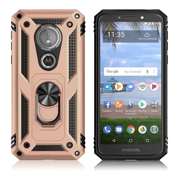Bofink Combat Motorola Moto E5 deksel - Gull Gold
