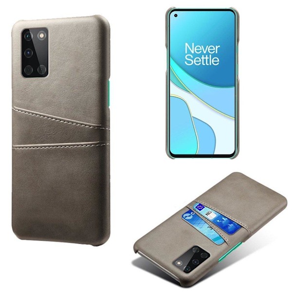 Dual Card OnePlus 8T kotelot - Harmaa Silver grey