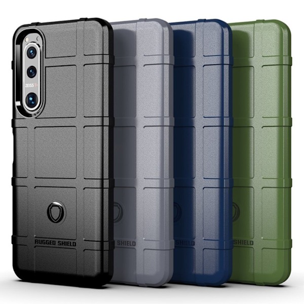 Rugged Shield case Sony Xperia 5 III - Blå Blue