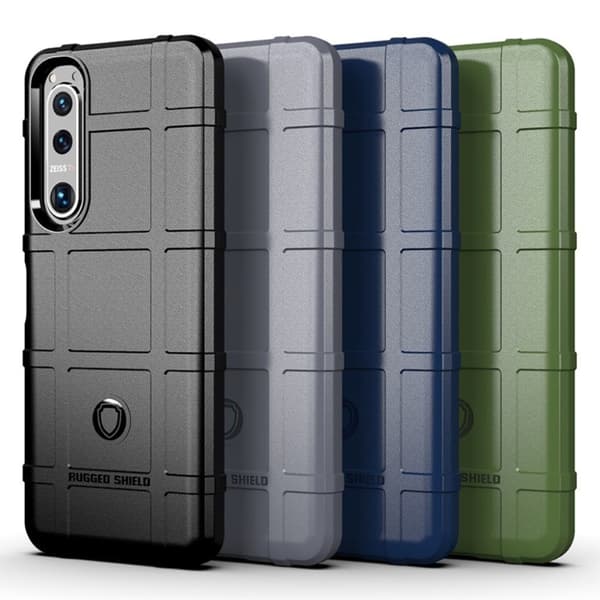 Rugged Shield Etui Sony Xperia 5 III - Blå Blue