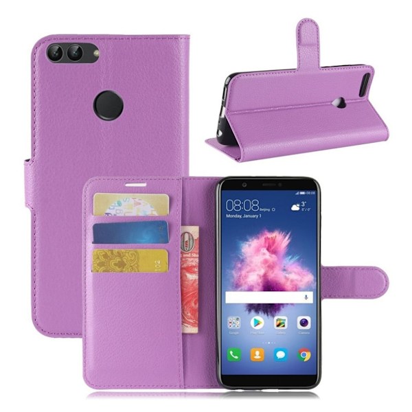 Huawei P Smart litsitekstuurinen suojakotelo - Violetti Purple