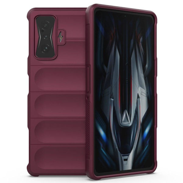 Pehmeä kahva muotoiltu kuori Xiaomi Poco F4 GT / Xiaomi Redmi K50 - Viininpunainen Red