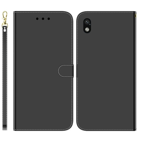 Mirror etui til Sony Xperia Ace III - Sort Black