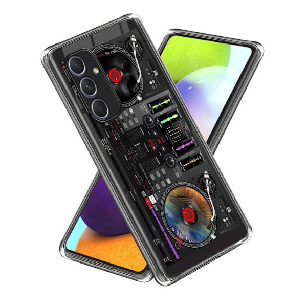 Deco Samsung Galaxy A54 deksel - Musikk Black