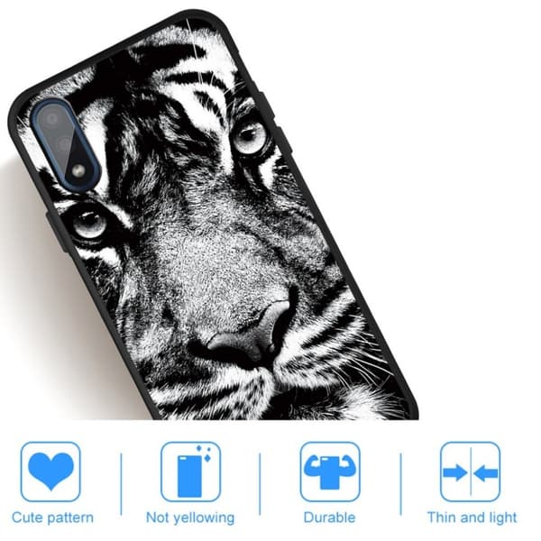 Imagine Samsung Galaxy A01 deksel - Tiger Black