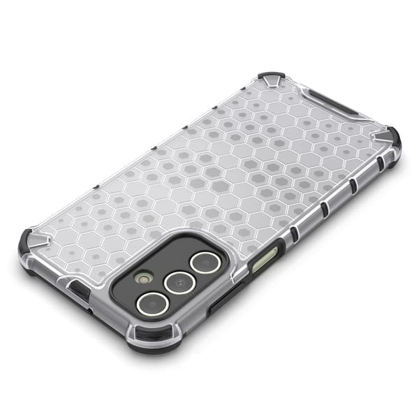 Bofink Honeycomb Samsung Galaxy A15 deksel - Sølv/Grå Silver grey