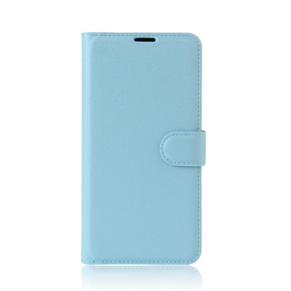 Sony Xperia XZ Premium Enfärgat skinn fodral - Blå Blå