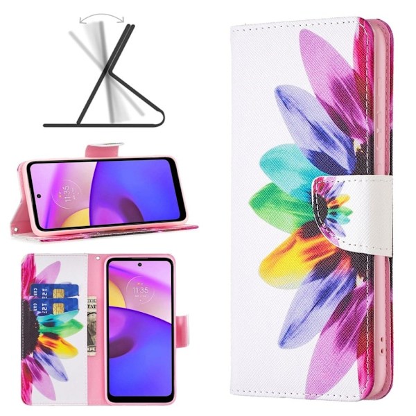 Wonderland Motorola Moto E30 / Motorola Moto E40 fodral -Flerfärgad multifärg