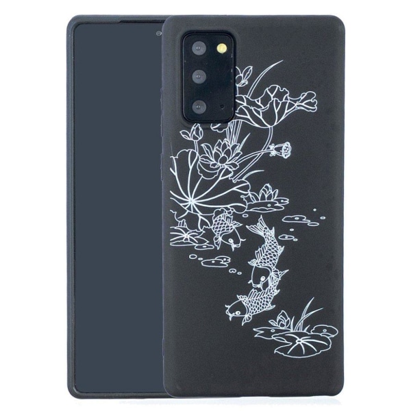 Imagine Samsung Galaxy Note 20 Etui - Lotus Transparent