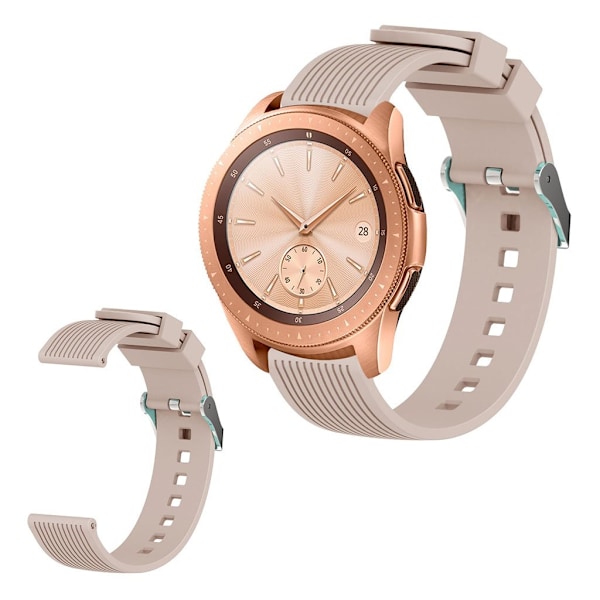 Garmin Vivomove / Luxe / Style / 3 / Venu silikoniraitainen ranneke - Khaki Brown