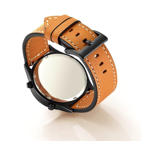 Samsung Gear S3 / Frontier holdbar ægte læder Urrem - Lysebrun Brown