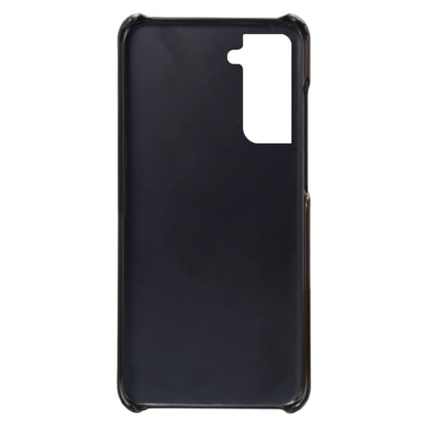 Dual Card Samsung Galaxy S22 cover - Sort Black
