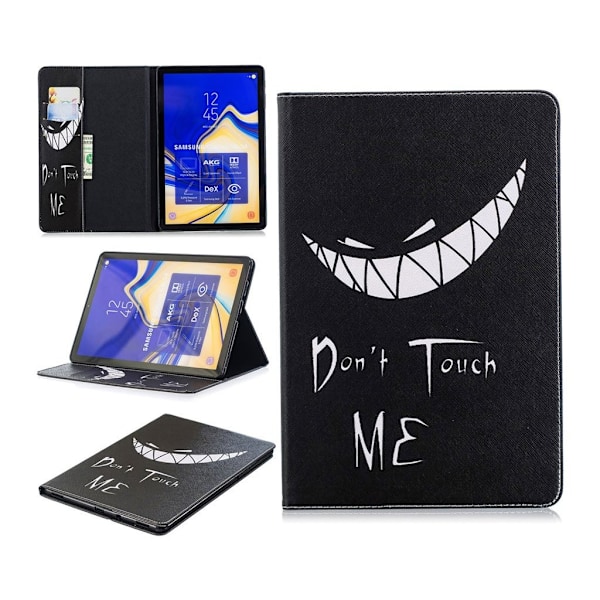 Samsung Galaxy Tab S4 PU-läderfodral med mönster - Rör Mig Inte multifärg