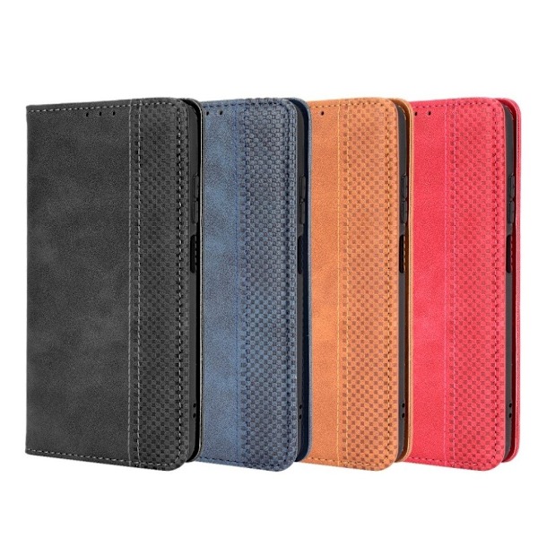 Bofink Vintage Xiaomi Redmi Note 10S / Xiaomi Redmi Note 10 læderetui - Rød Red
