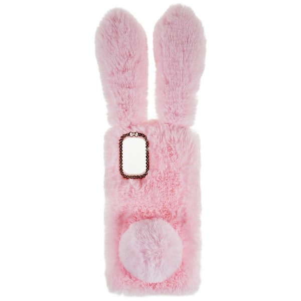 Fluffy Rabbit Nokia G21 Cover - Pink Pink