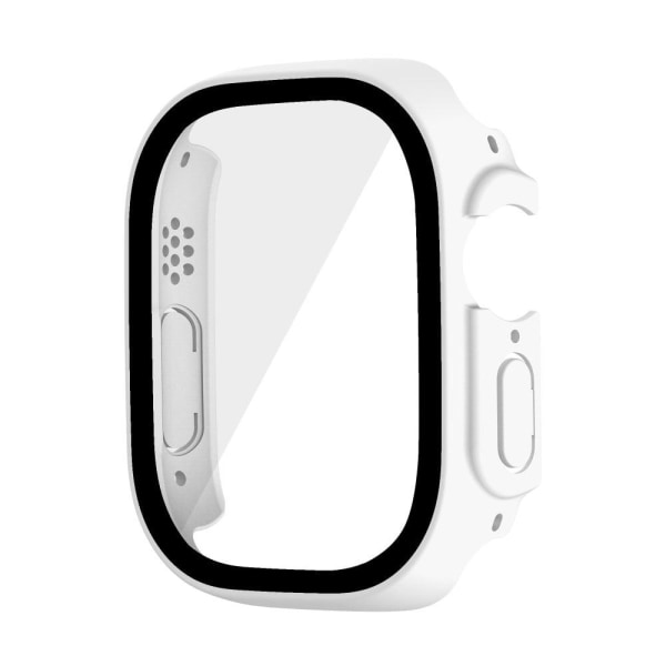 Apple Watch Ultra-cover med hærdet glas - Hvid White