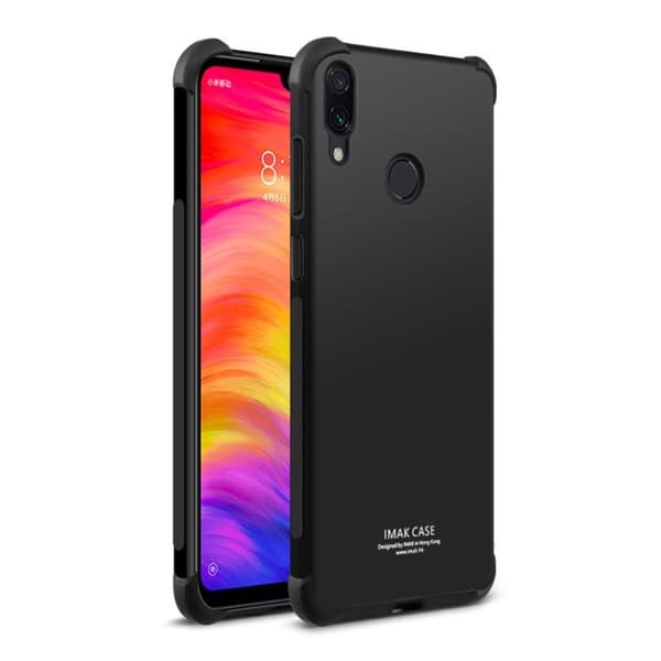 Imak Xiaomi Redmi Note 7 Pro Etui - Metalisk Svart Black