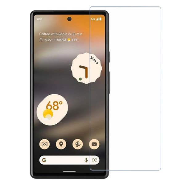 Amorus Arch Edge Härdat Glas Skärmskydd till Google Pixel 6a Transparent