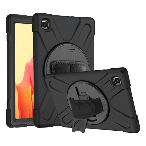 Samsung Galaxy Tab A7 10.4 (2020) 360 graders silikone combo etui - sort Black