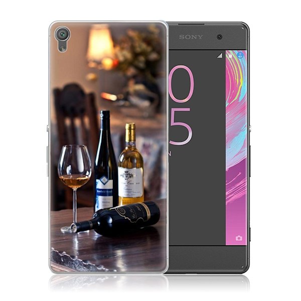 Sony Xperia XA eleganttinen suojakuori - Sampanjalasi Multicolor