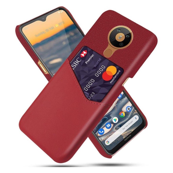 Bofink Nokia 5.3 skal med korthållare - Röd Röd