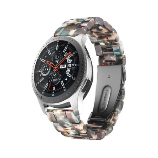 Resin design klockarmband för Huawei Watch GT devices - blå Floral Blå