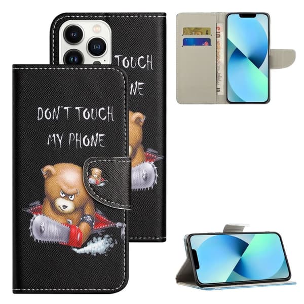 Wonderland iPhone 16 Pro Max flip kuoret - Karhu Black