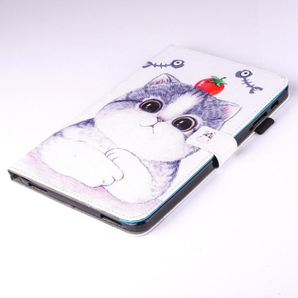 Samsung Galaxy Tab A 10.1 (2016) kortfack fodral - Söt katt multifärg
